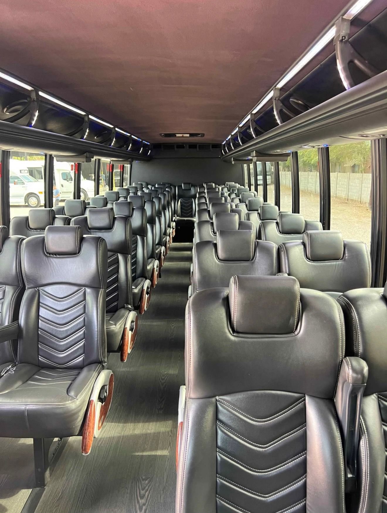charter bus interior