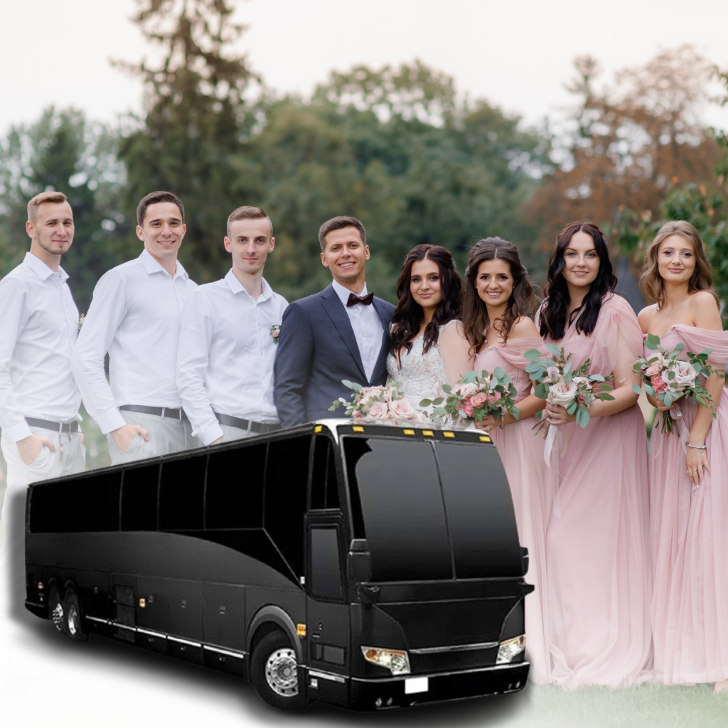 wedding charter bus