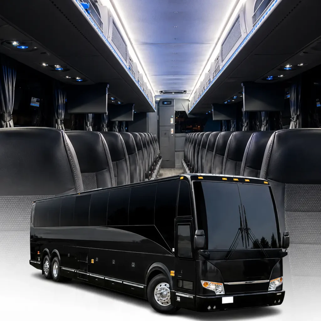 55 passenger charter bus